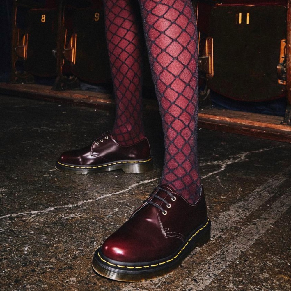 Cherry Red Vegan Oxford Dr. Martens